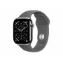 Apple Watch Series 11 GPS + Cellular 42 mm titaanikuori luonnonvärinen ja urheiluranneke harmaa – S/M