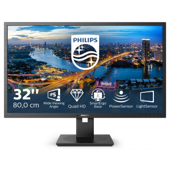 Philips 325B1L/00 tietokonenäyttö 80 cm (31,5 tuumaa), 2K Ultra HD, LCD, musta
