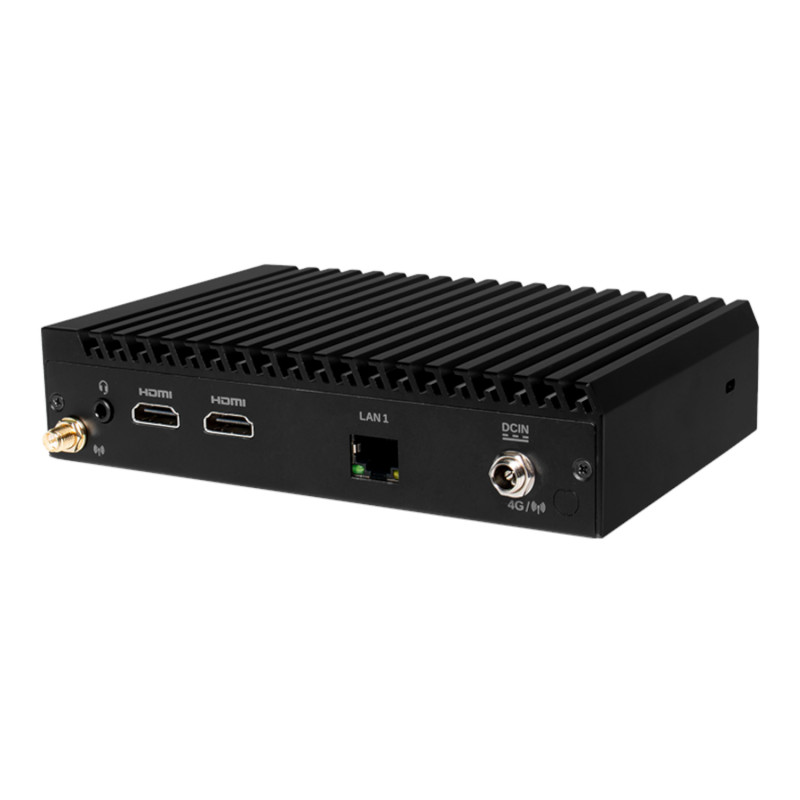 Giada DN84 tuulettimeton ARM-mediasoitin minitietokone, Rockchip RK3576, 2x HDMI