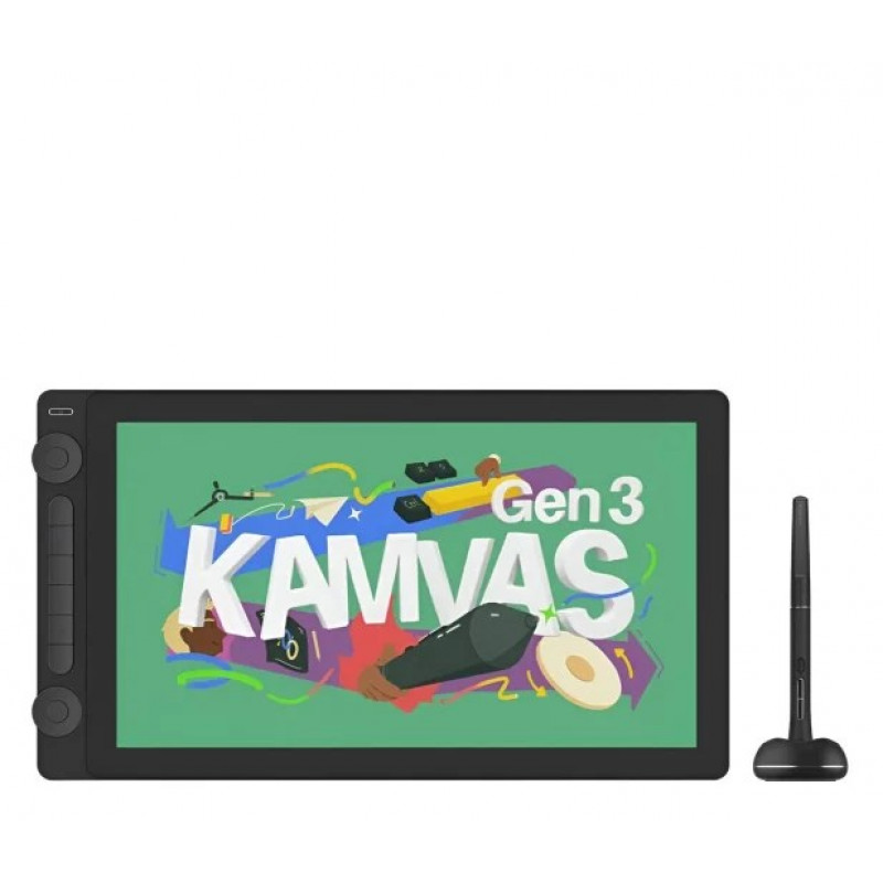 HUION Kamvas 16 Gen 3 piirustustabletti näytöllä