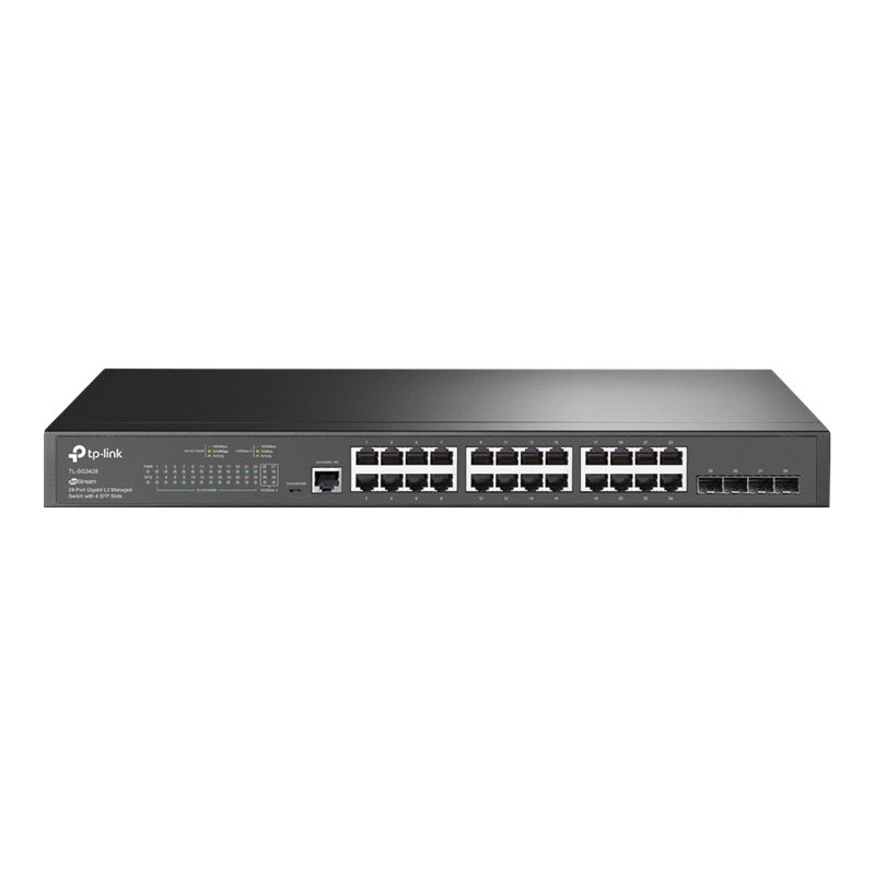 TP-Link Omada SG3428 (JetStream) 24-porttinen Gigabit-kytkin, 4x SFP, V2.4