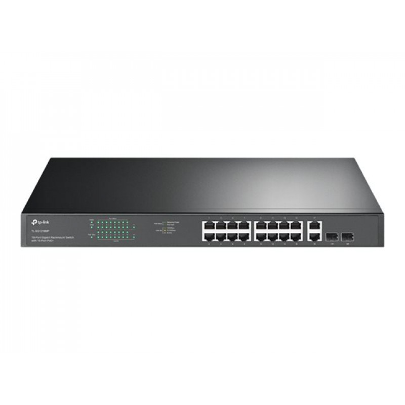 TP-Link kytkin TL-SG1218MP 18-porttinen Gigabit PoE V5.4