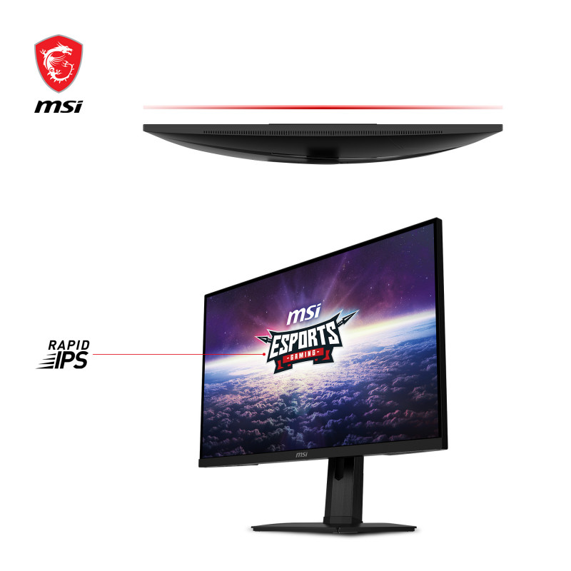 MSI G274QPXDE 68,6 cm (27) QHD IPS -pelimonitori 16:9 HDMI/DP/USB-C PD65W 240Hz