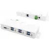 EXSYS EX-1189HMVS-3W USB-keskitin USB 3.2 Gen 1 (3.1 Gen 1) Type-B valkoinen