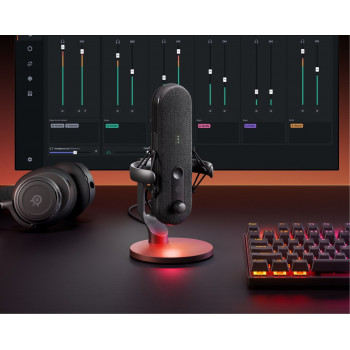 Steelseries ALIAS musta PC-mikrofoni