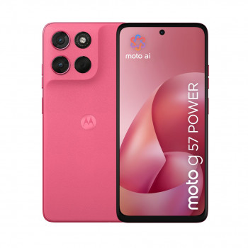 Motorola moto g57 power 5G älypuhelin 12GB/256GB, 6,72 tuumaa, 7000 mAh, Dual-SIM, Android 16, pinkki