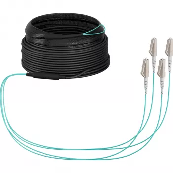 EFB-Elektronik OM3 runkokaapeli U-DQ(ZN)BH, 4 kuitua, 1x4 LC-LC, 30 m, Dca, LSZH (O8303S30OM3)
