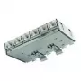 Telegärtner Cat.6A patch-jakaja (syvä) DIN-kiskolle TS-adapterilla, 6x RJ45-liitäntä (J02021A0055)