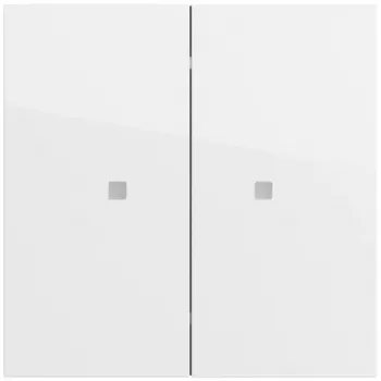 Gira OneKNX System 70 keinupainike, 2-osainen, puhtaanvalkoinen (517370)