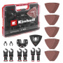 Einhell 708136 monitoimityökalun lisätarvikesarja, 35 osaa, XL-PLUS-CASE-laukussa