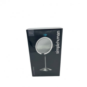 simplehuman taittopeili sensorilla, 12 cm, ladattava, harjattu ruostumaton teräs