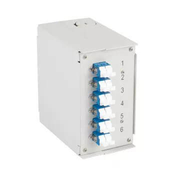 EFB Elektronik DIN-kiskokotelo OS2 G652D, 12x LC-pigtail, 6x LC-duplex-liitin (BHS70921.12)
