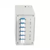 EFB Elektronik DIN-kiskokotelo OS2 G652D, 12x LC-pigtail, 6x LC-duplex-liitin (BHS70921.12)