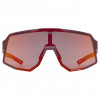 Uvex Sequenze CV pyöräilylasit, Cranberry Matt / Mirror Red