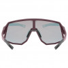 Uvex Sequenze CV pyöräilylasit, Cranberry Matt / Mirror Red