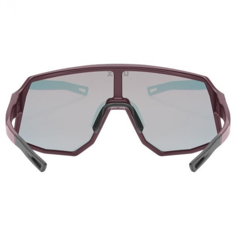 Uvex Sequenze CV pyöräilylasit, Cranberry Matt / Mirror Red