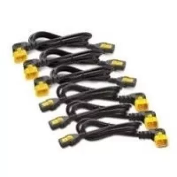 APC AP8702R virtajohtosarja, 6 kpl, lukittava C13 - C14 (90°), 0,6 m