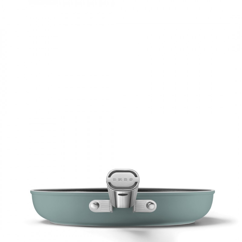 Smeg FPF2802EGM paistinpannu, 28 cm, keramiikka, ruostumaton teräskahva, smaragdinvihreä