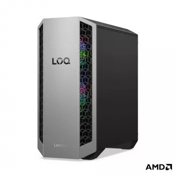 Lenovo LOQ Tower 26ADR10 pöytätietokone - AMD Ryzen 7 8745HX, 16GB RAM, 512GB SSD, NVIDIA GeForce RTX 5050 8GB, Windows 11 Home