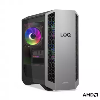 Lenovo LOQ Tower 26ADR10 pöytätietokone - AMD Ryzen 7 8745HX, 16GB RAM, 512GB SSD, NVIDIA GeForce RTX 5050 8GB, Windows 11 Home