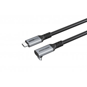 Mercodan 90° kulmassa oleva USB-C-kaapeli, 5 m (580340439)