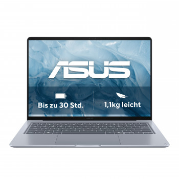 ASUS Zenbook 14 UX3480QA-SF003W 14 tuuman kannettava - Qualcomm Snapdragon X X1-26-100, 16GB RAM, 512GB SSD, Windows 11 Home