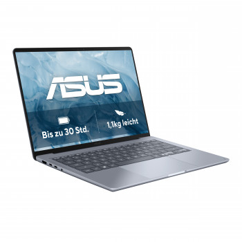 ASUS Zenbook 14 UX3480QA-SF003W 14 tuuman kannettava - Qualcomm Snapdragon X X1-26-100, 16GB RAM, 512GB SSD, Windows 11 Home