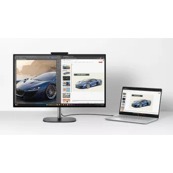 HP OmniStudio X 27-cx0451ng 27 tuuman QHD All-in-One-PC - Intel Core Ultra 5 325, 12GB RAM, 512GB SSD, Windows 11 Home (DE)