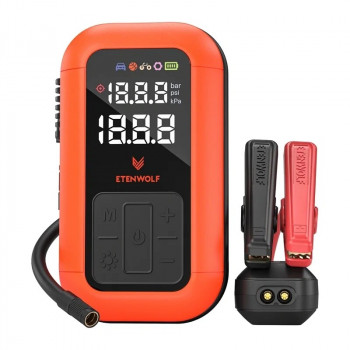 Etenwolf X6 Pro Max akkukäyttöinen rengaspumppu, 11,03 bar, 12 000 mAh