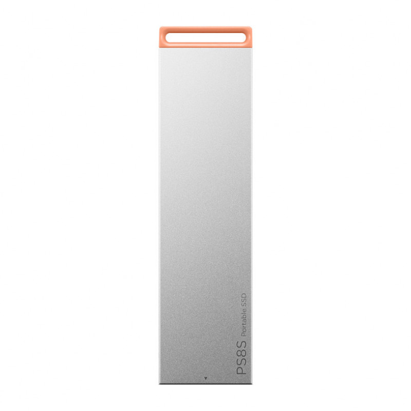 Lenovo PS8S 2TB kannettava ulkoinen SSD, USB 3.2 Gen 2, USB-C, Cool Gray (4XB1T88413)