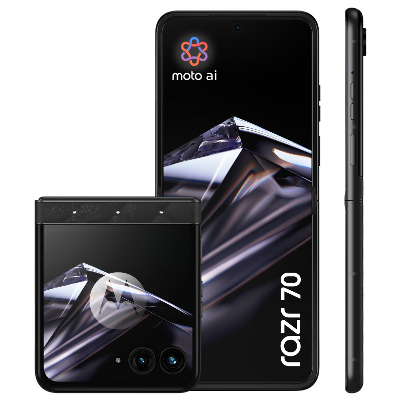 Motorola Razr 70 Swarovski Edition älypuhelin - 8GB RAM, 256GB, musta