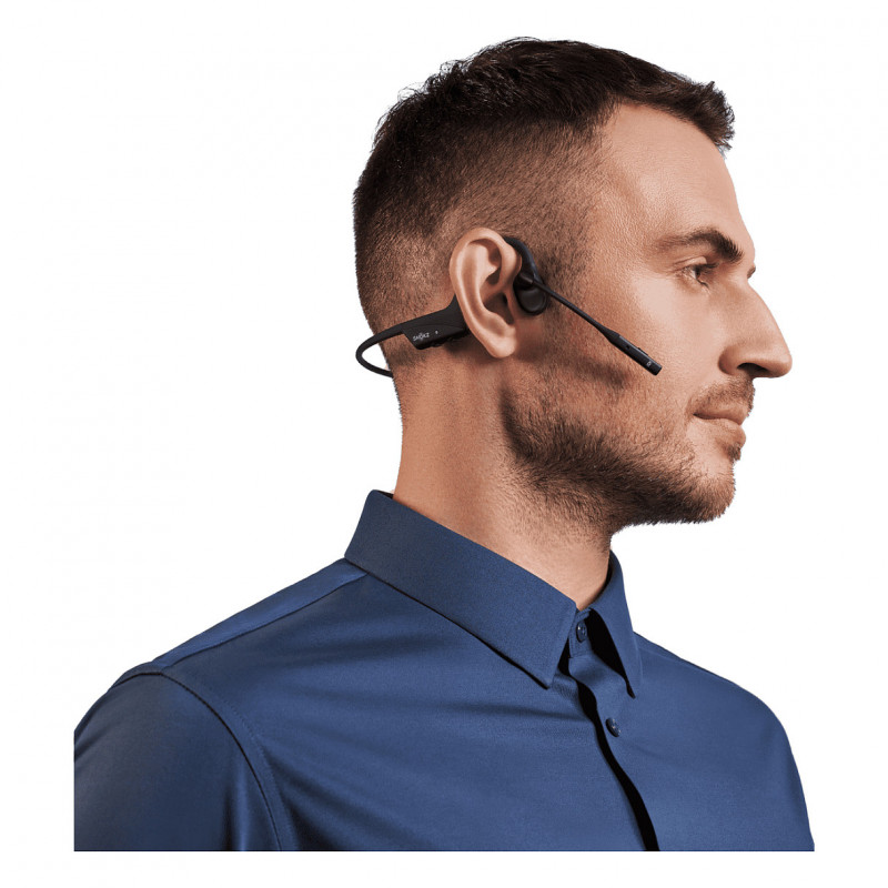 Shokz OpenComm2 UC 2025 Upgrade -kuulokemikrofoni USB-C-donglella
