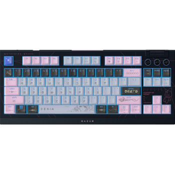 Razer BlackWidow V4 Tenkeyless HyperSpeed Wireless -pelinäppäimistö, US, Orange Switch, Wuthering Waves Edition