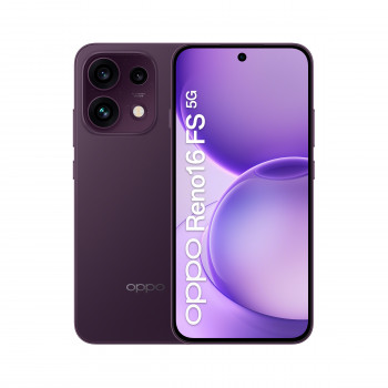 OPPO Reno16 FS 5G Dual SIM 8GB RAM 512GB älypuhelin, violetti-musta (CPH2859)
