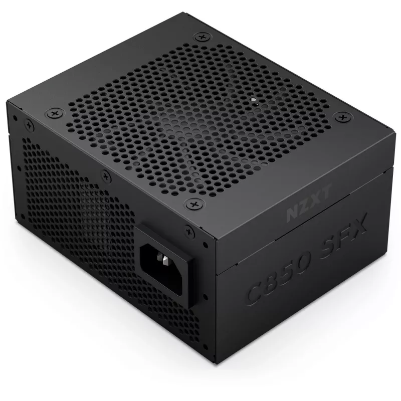 NZXT C850 SFX 850 W virtalähde, musta, 1x 12-Pin High Power GPU, 3x PCIe, kaapelinhallinta (PS-8G1BB-EU)