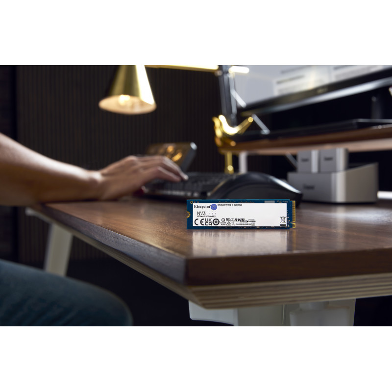 Kingston NV3 500GB M.2 2280 PCIe 4.0 x4 NVMe sisäinen SSD (SNV3S/500GBK)