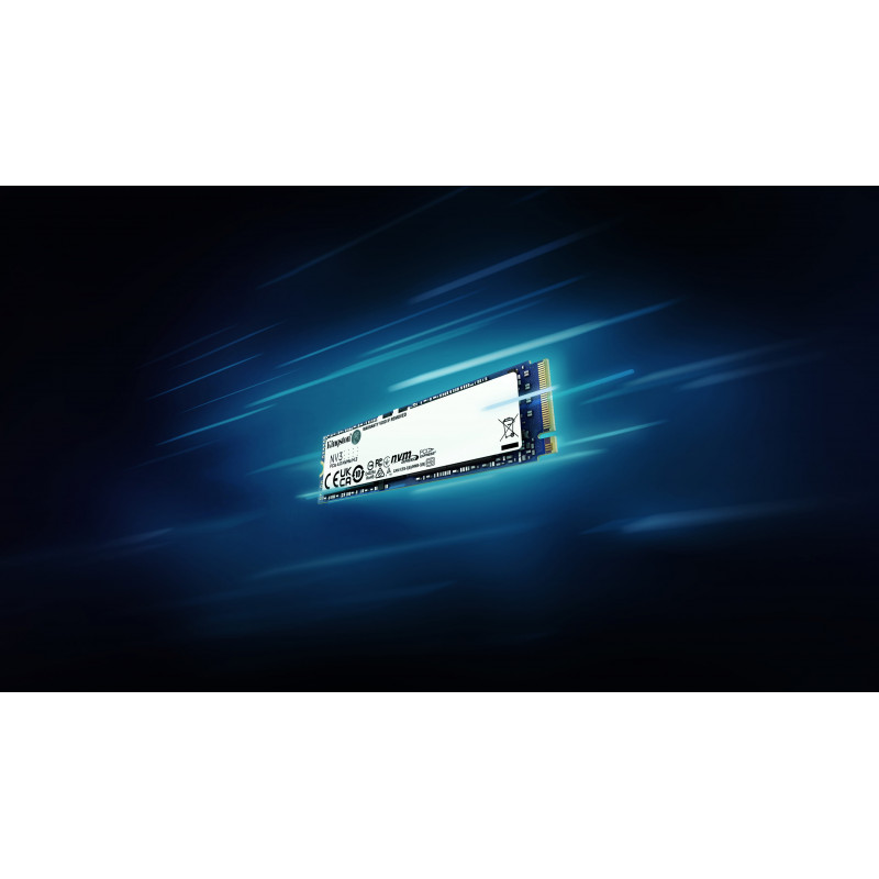 Kingston NV3 500GB M.2 2280 PCIe 4.0 x4 NVMe sisäinen SSD (SNV3S/500GBK)