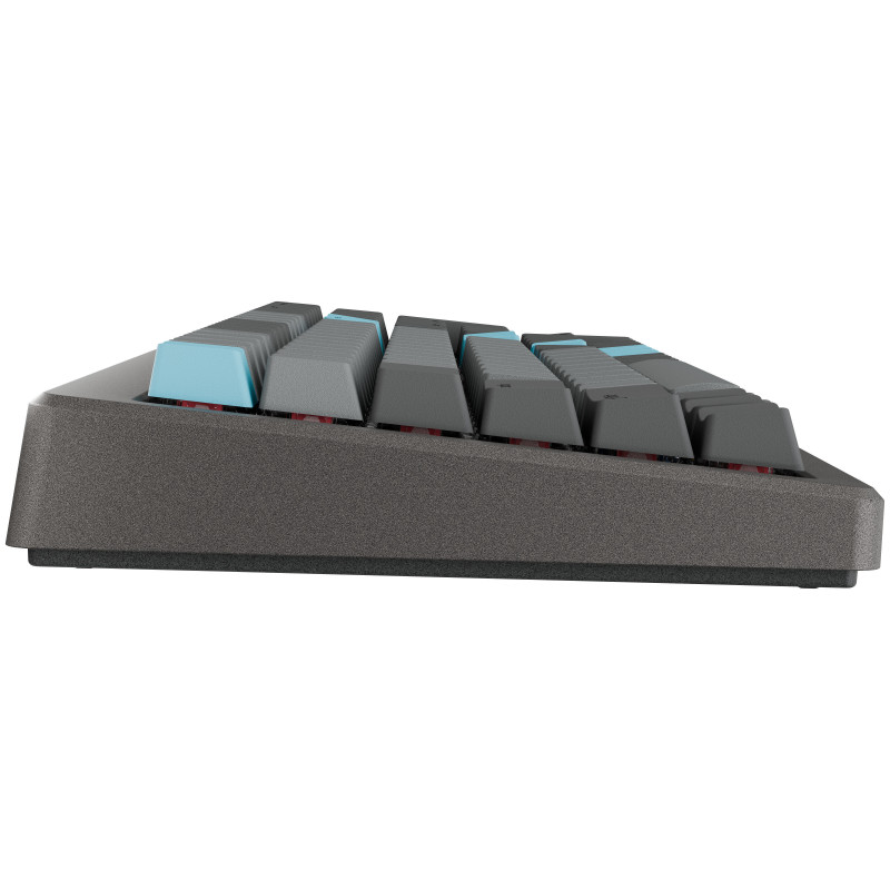 Ducky Cushion 98 pelinäppäimistö, 96%, DE-asettelu (ISO), Shush Red -kytkimet - Nickel (DKCUS2598-DSDEPHCC3H1)