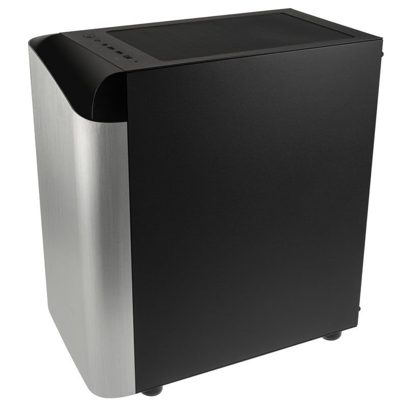 SilverStone Seta A1 mid tower, tempered glass - musta/hopea