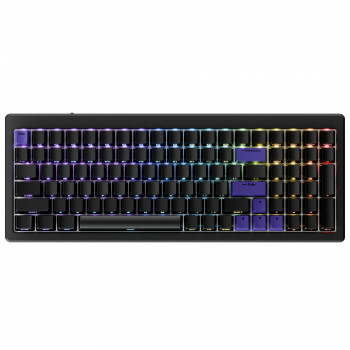Ducky Cushion 98 -pelinäppäimistö, 96%, US-asettelu (ANSI), Shush Red -kytkimet – mattamusta