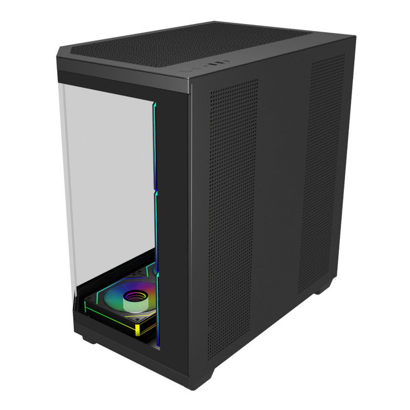 FSP U580 ARGB ATX Ultra Tower -pelikotelo – musta