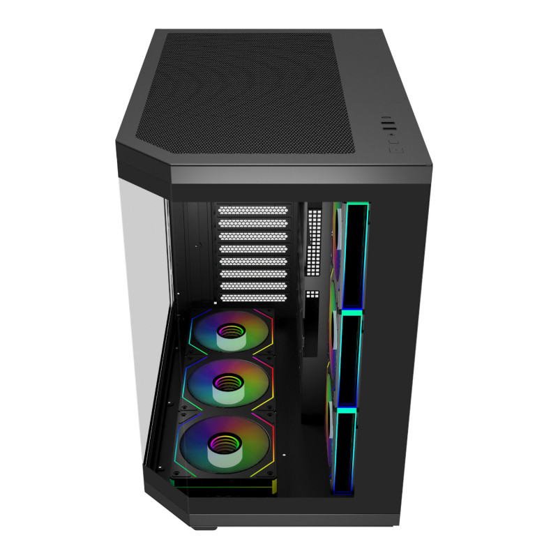 FSP U580 ARGB ATX Ultra Tower -pelikotelo – musta