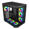 FSP U580 ARGB ATX Ultra Tower -pelikotelo – musta