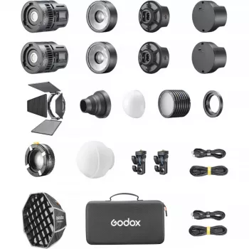 Godox RS60Bi sarja 2 modulaarista LED-Bi-Color-valoa