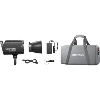 Godox Litemons LA200R LED RGB lamppu musta laukulla