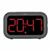 TFA Dostmann Bingo Hybrid digitaalinen herätyskello, LCD/LED-näyttö, musta/antrasiitti, 60.2048.01