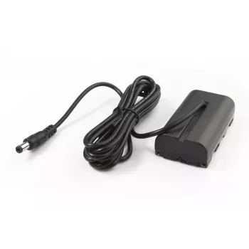 SWIT S-7500F Sony NP-F valedummy-akku DC-liittimellä ja Pole-Tap