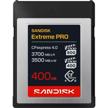 SanDisk Extreme PRO 400GB CFexpress 4.0 Type B muistikortti (SDCFEB-400G-GN4NN)