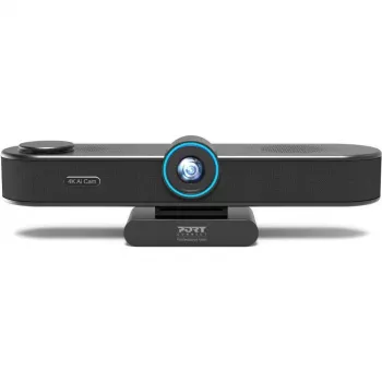 Port Designs neuvottelukamera 4K Auto-Framing all-in-one-kamera mikrofonilla ja kaiuttimella (902005)