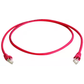 Telegärtner Snagless Cat6a S/FTP -verkkokaapeli RJ45, 10 m, punainen